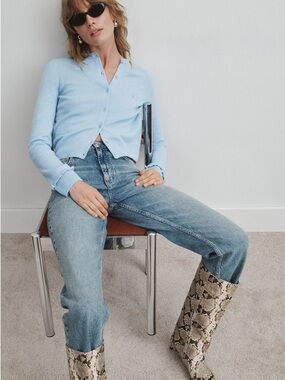 Sandro Light Blue Cardigan
